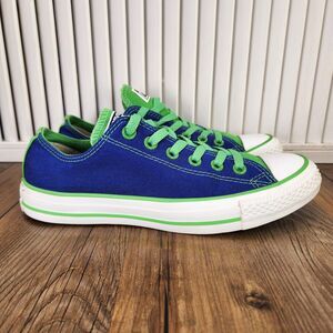 Converse Chuck Tayor All Star Womens Sz 8 Blue Green Canvas Skater Shoes 146639C